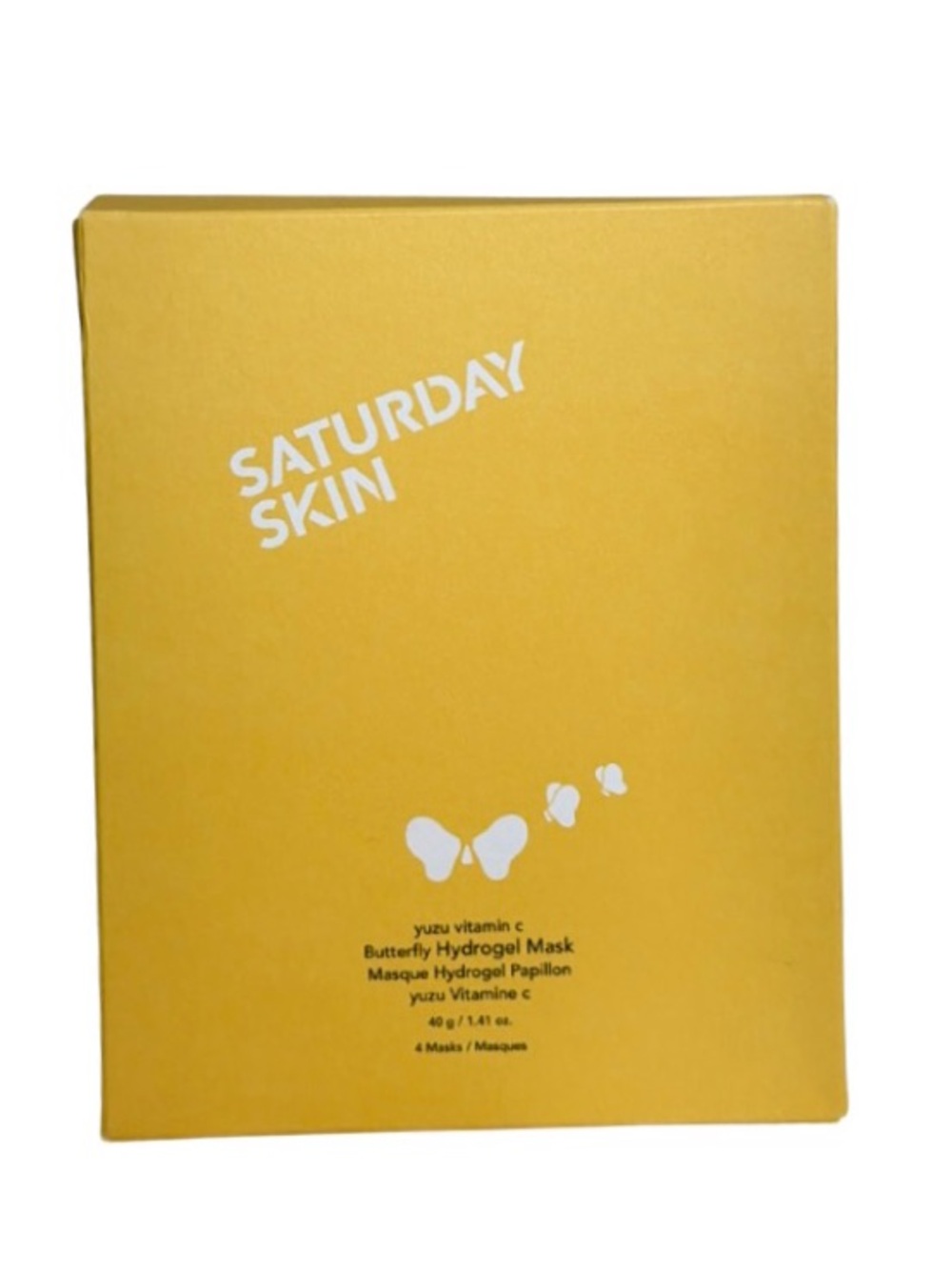 Saturday Skin - Yuzu Vitamin C Butterfly Hydrogel Mask - Set of Four (4)